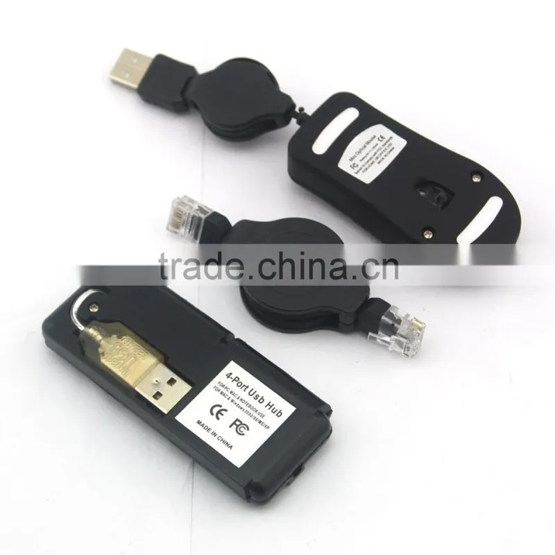 Hot USB Tool Kits included Mouse USB Hub Keypad Cable Earphone