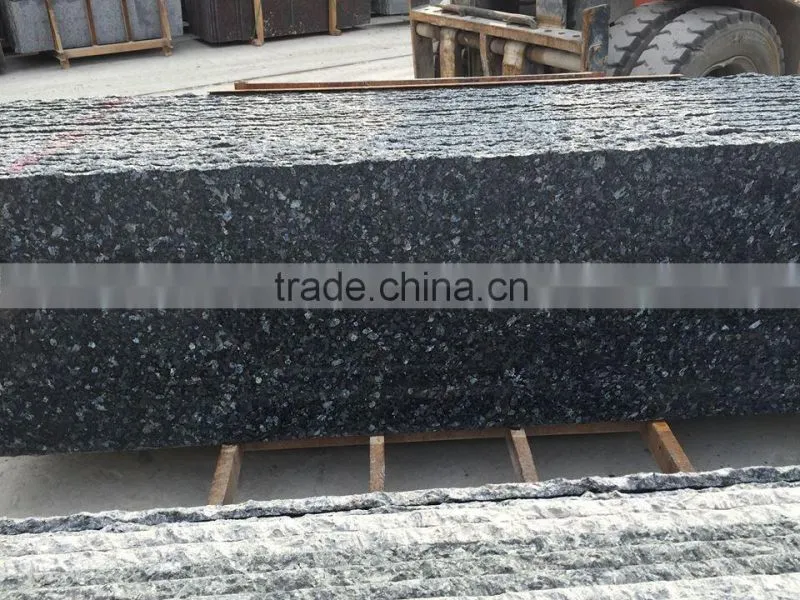 Blue pearl granite slab