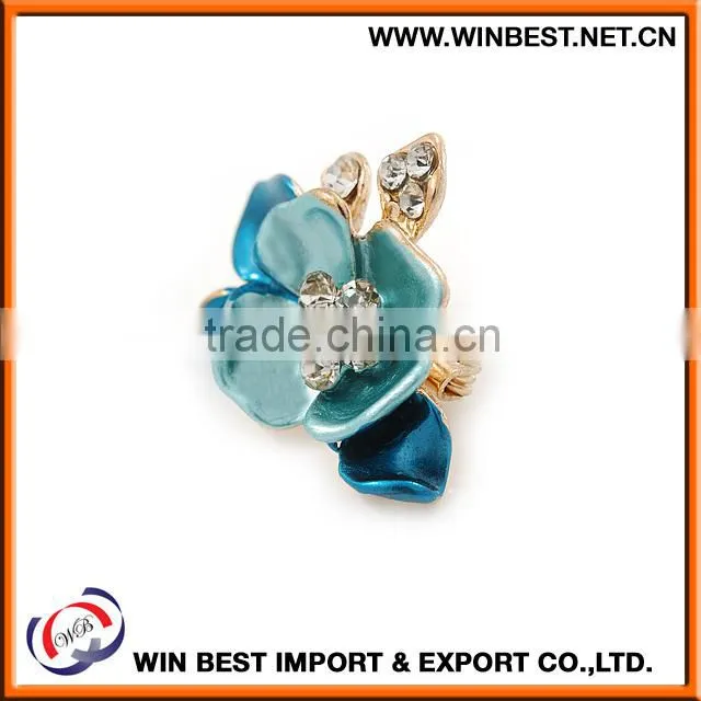 2015 enamel costume jewellery brooches for women, flower pins and brooches