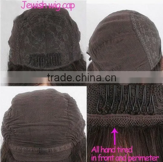 Grade 5a human remy hair silk top jewish wig kosher wigs