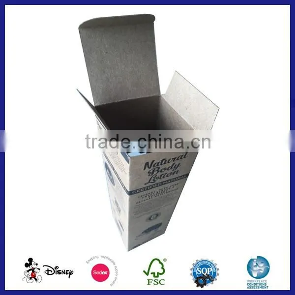 baby 100% nature skin care lotion packaging box