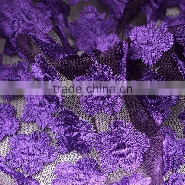 Mesh bottom little flower water soluble embroidery lace