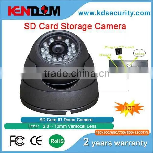 Kendom SD Card Storage Camera With audio function for recording audio, SD card reader, CCTV Camera