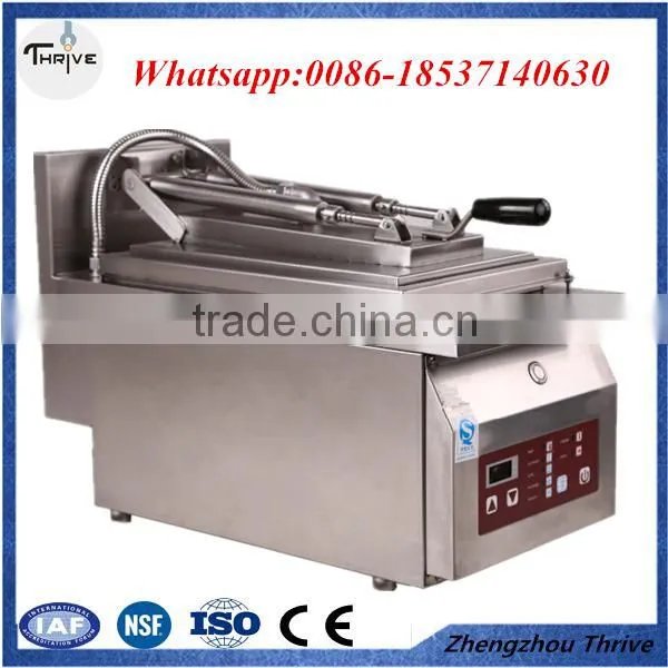 High quality samosa pancake frying machine/dumpling pasta frying machine