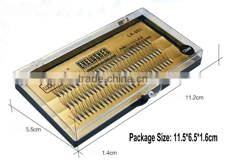 6pcs/strains individual false eyelash 8mm, 10mm, 12mm Guangzhou eyelash extensions
