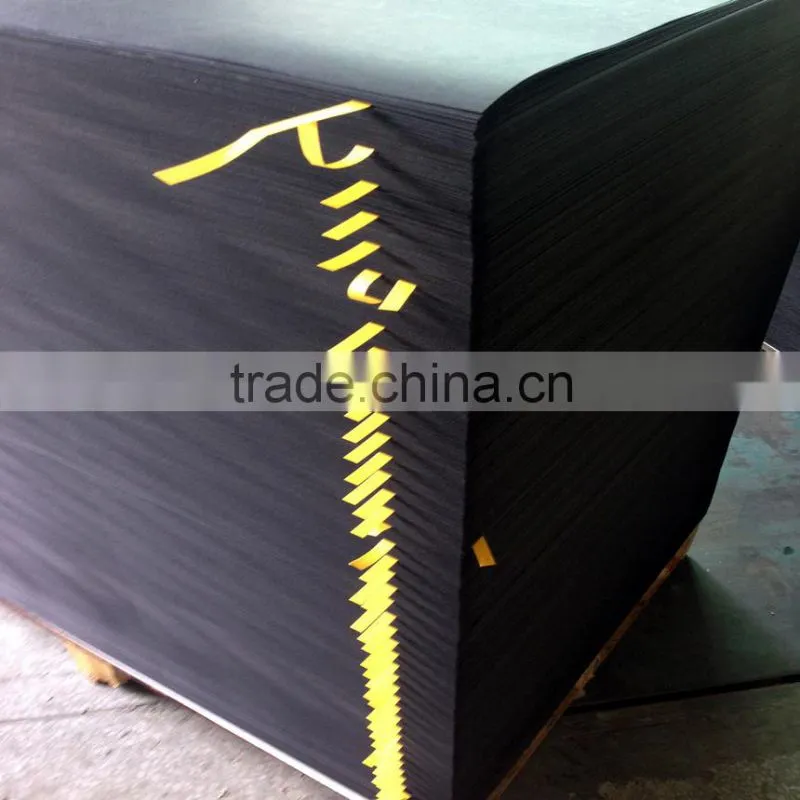 1mm/1.5mm/2mm/3mm thick solid black paperboard for paiting drawing diary