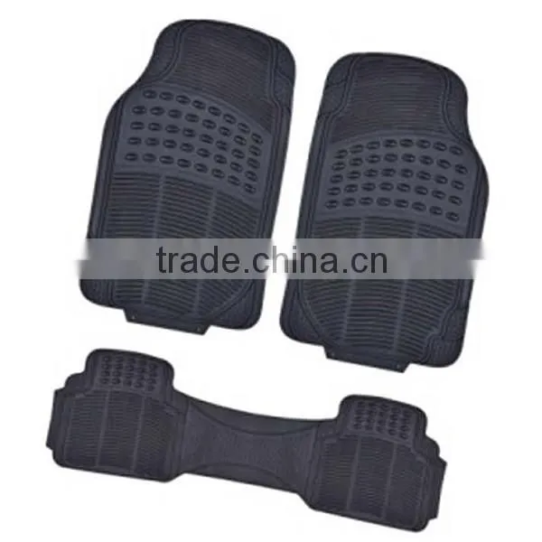 CM2013 Universal Fit 3-Piece Full Set Heavy Duty PVC Floor Mat