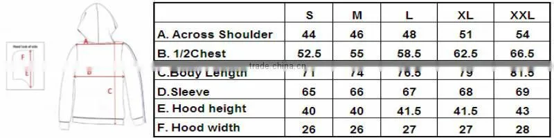 Custom long sleeve walf checks zip up men' shoodies & sweatshirts wholesale china