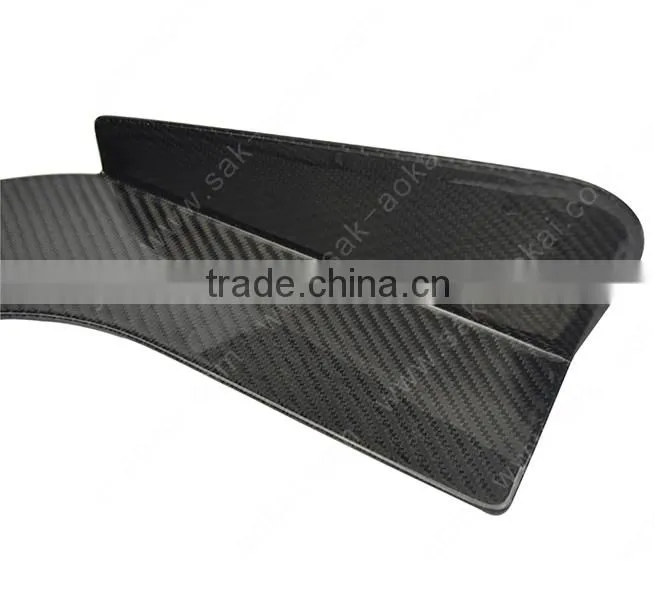 universal front bumper lip kit carbon fiber body kit(pair)