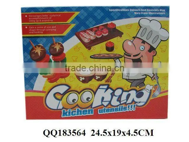 Cooking play set, plastic kitchen set toy, funny toy for kid