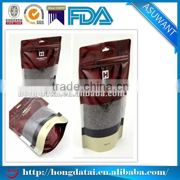 Stand up special vacuum bags for food packaging