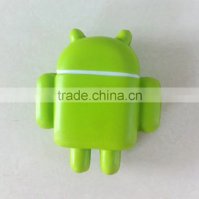 green Android pu antistress toy