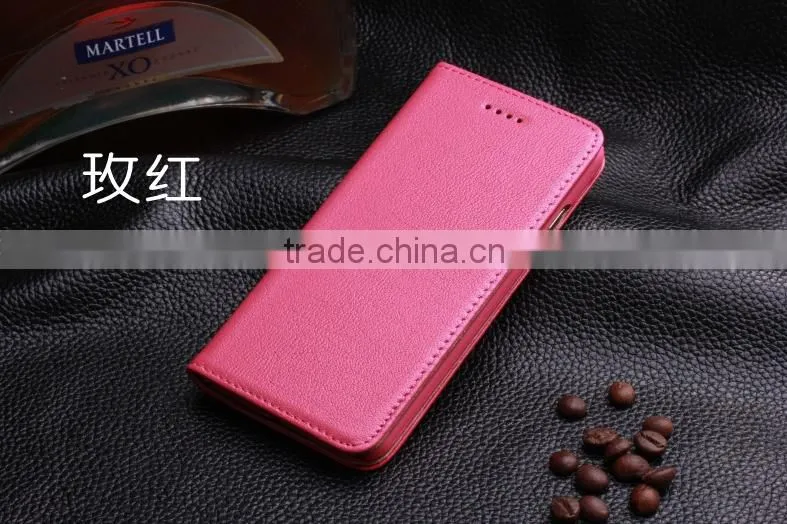 2015 Wholesale Phone Case For Business Men Plain Leather Case For iPhone 6