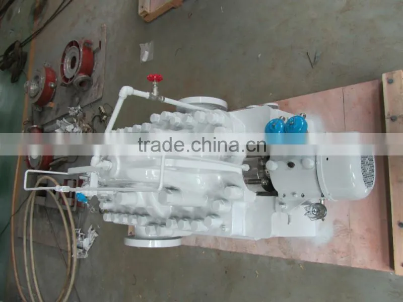 High head axially split pump for sea water