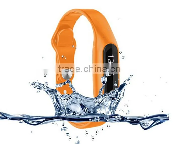 2015 newest xiaomi e06 smart bracelet/wristband touch screen fitness wearable for iOS and android smartphone