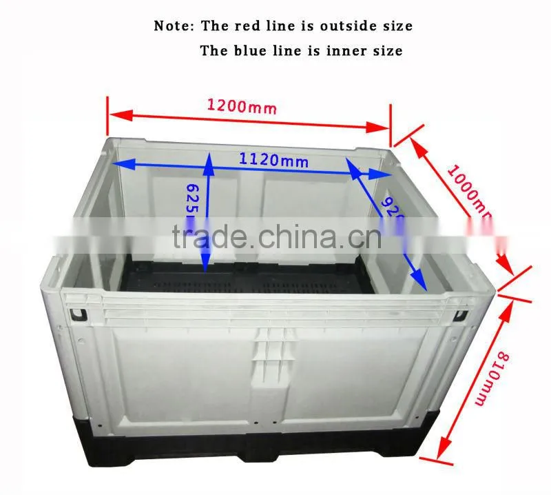 Plastic crate plastic folding crate