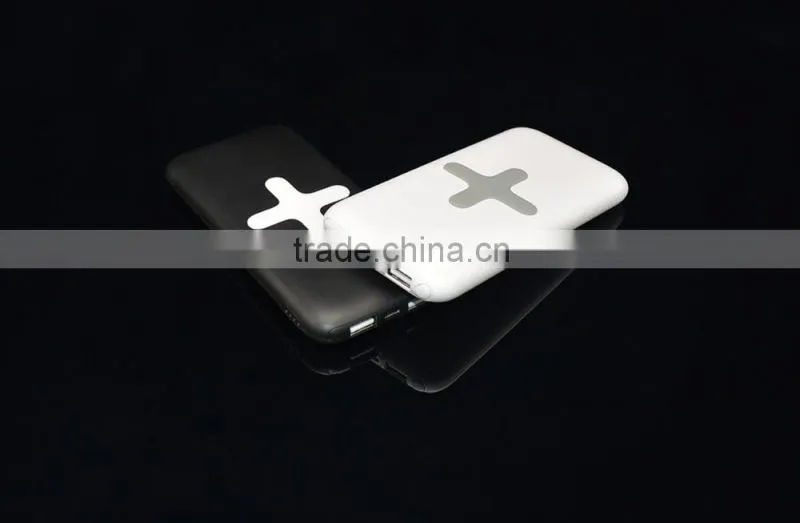 chines smart phone charger power bank 6000mah wireless charger