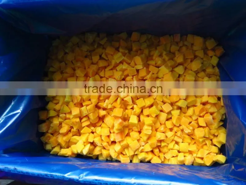 Jintong Quick Free IQF Yellow Peach Cube