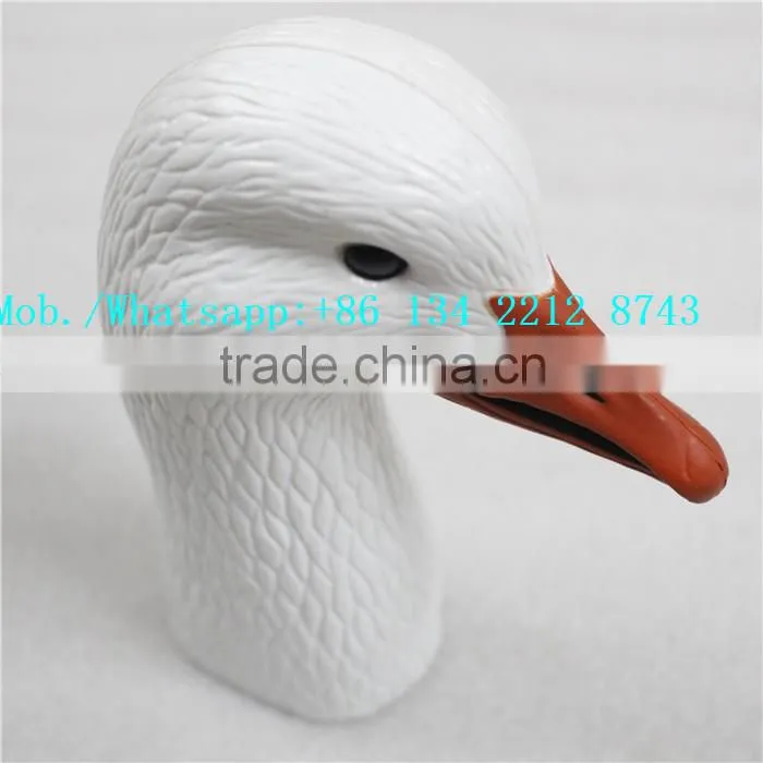Hot selling wind sock snow goose decoy plastic head from Xilei