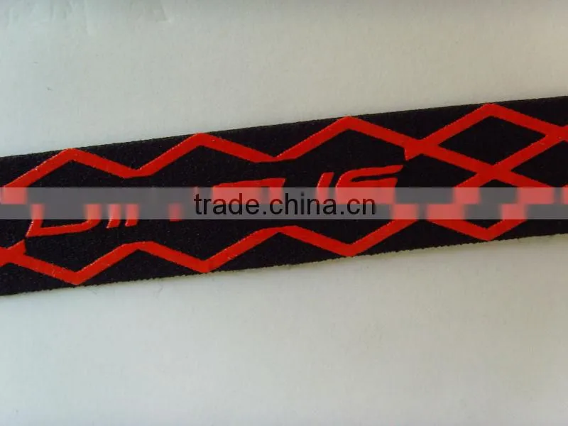 Silicone printed logo tape