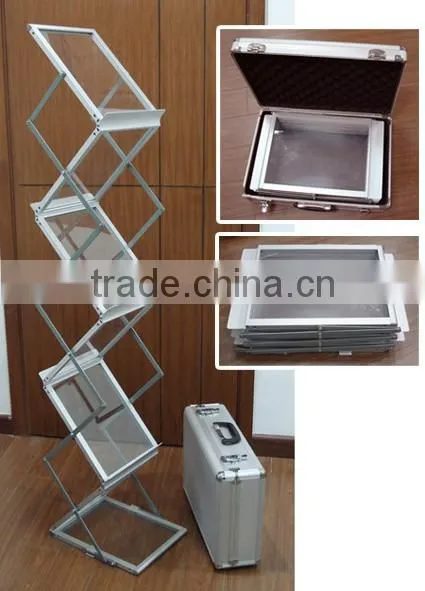 Portable Folding Magazine Rack Holder
