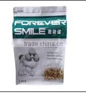 Pet Foodflat bottom bag with Zipper, Food-grade Laminated Materials