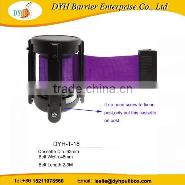 2m ABS braking system crowd control cassette retractable belt tape cassette
