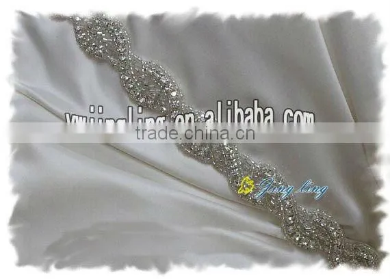 wedding crystal rhinestone fancy pageant belt