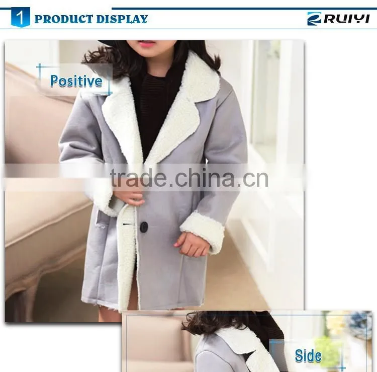 high quality baby girl faux fur winter coats