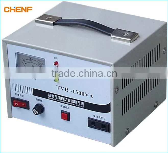 high efficiency 220V 1500W votage regulator SVC-1500VA single phase regulator factory price