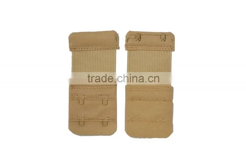 Elastic extension button back and elastic extension button bust two rows two hook bra adjust clasp