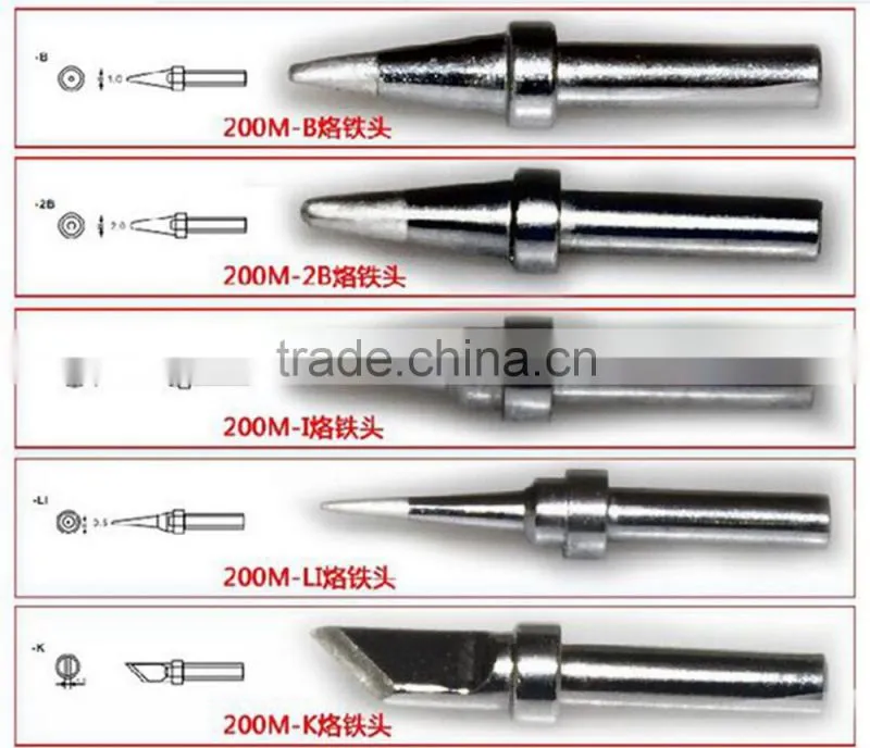 QUICK 200-B I C D Electric Solder Iron Kit Welding Tip for 203H 203DH Soldering Iron