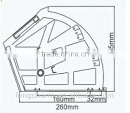 Plastic 3-fold Shoe rack shoe rack bracket made in China YL-015