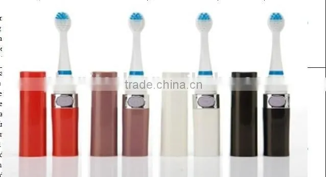 Pen type portable electric toothbrush with different colors