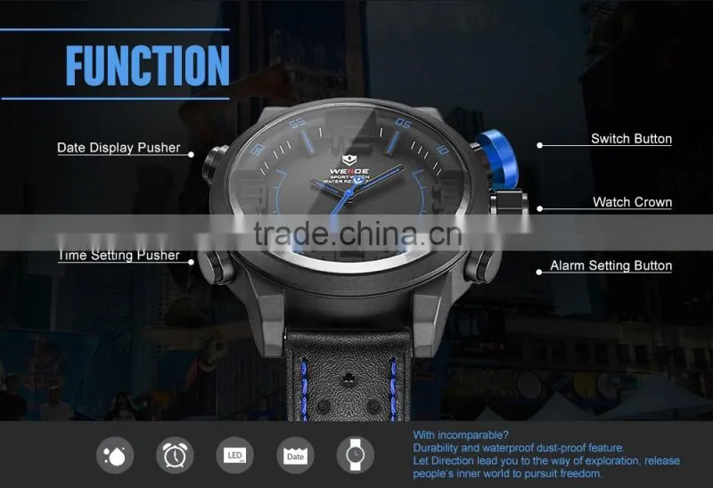 2016 WEIDE Top WH5210B-4C Sports Watch wholesale fashion watch cheap design your own watch Analog watch