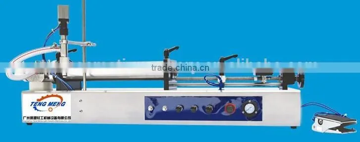 semi-automatic horizontal self suction filling machine for honey