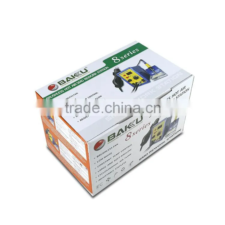 BAKU Trending Hot Products 2016 Intelligent system bga hot air double digital smd rework station BK-878L
