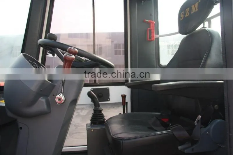 4WD 3 ton small articulating wheel loader compact loaders with CE