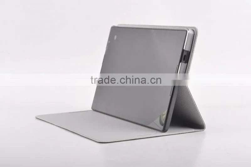 New Arrival Flip PU Leather Cover Full Body Protect Stand Tablet Case for Lenovo S5-80