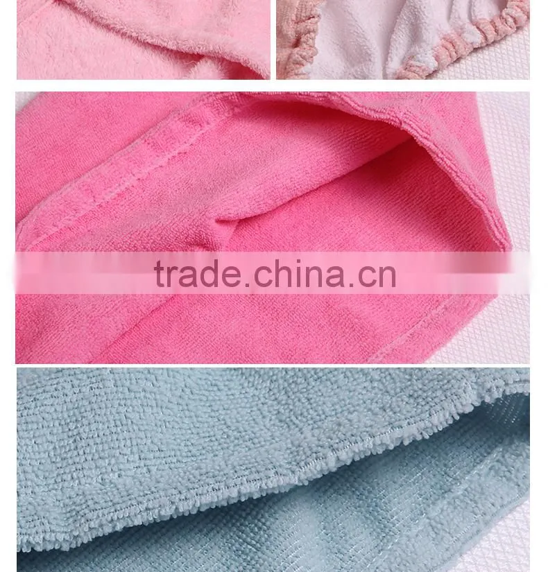 Hot selling microfiber towel for hair/ microfiber drying shower cap