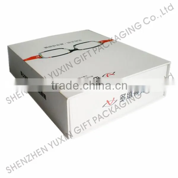 Good design promotion gift package boxes with wonderful print for glasses