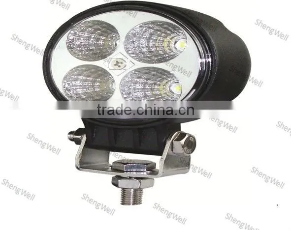 12W 9-32v IP67 Epistar led work light ShengWell auto12month warranty car led work light offrod 12w round led work light