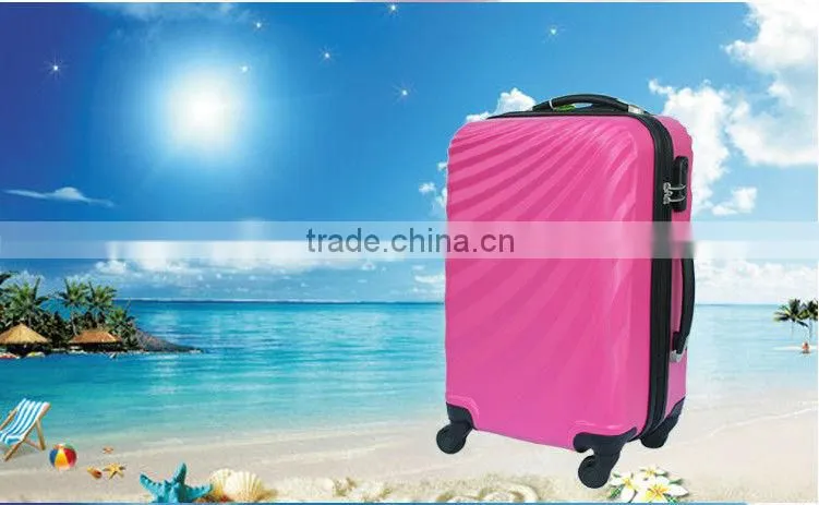 2014China alibaba Colorful small abs trolley bag,brand luggage,bags&cases