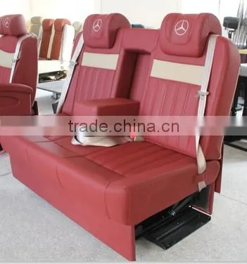 Red&white--MPV,VAN,motor homes modifild three sofa bed ,Customized car seat