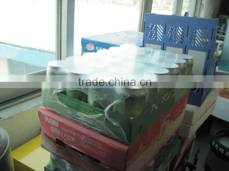 Automatic shrink wrapping machine for bottles and cans China