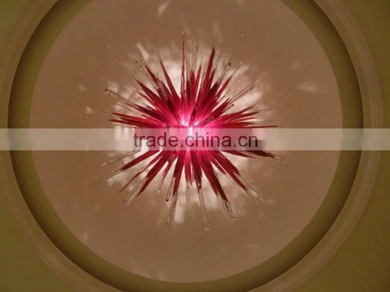 murano hand blown glass ceiling lighting
