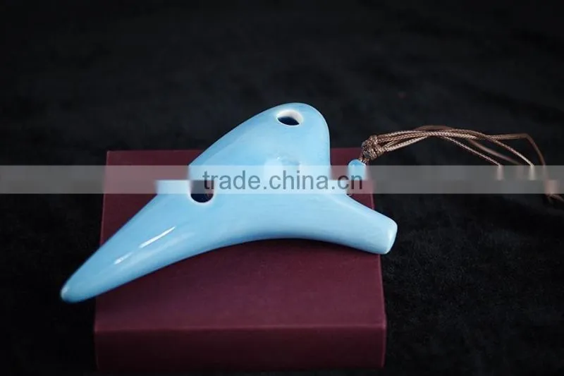Chinese Ceramic Ocarina Flute