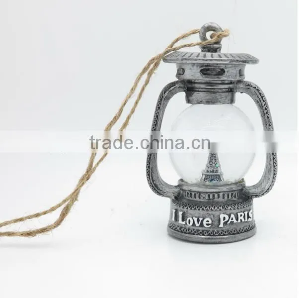 Decoration Fashion Design Decorative Resin Mini Hurricane Lamp