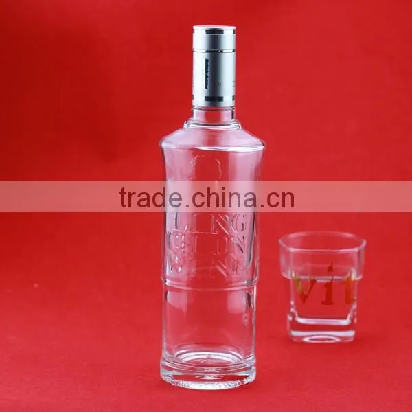 Hot sale cheap lovely frosted liquor bottles apples shape wine bottles crystalesd headef liquor bottle