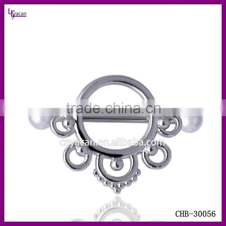 Vibrating Body Piercing Jewelry 16g Sex Gay Nipple Piercing